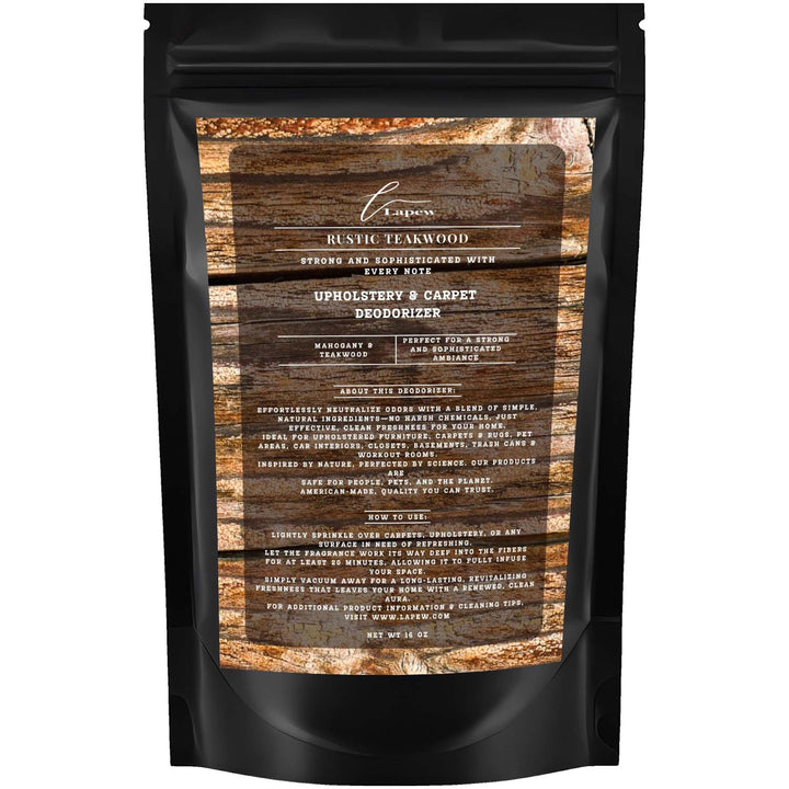 Rustic Teakwood (Mahogany Teakwood) Carpet & Upholstery Deodorizer