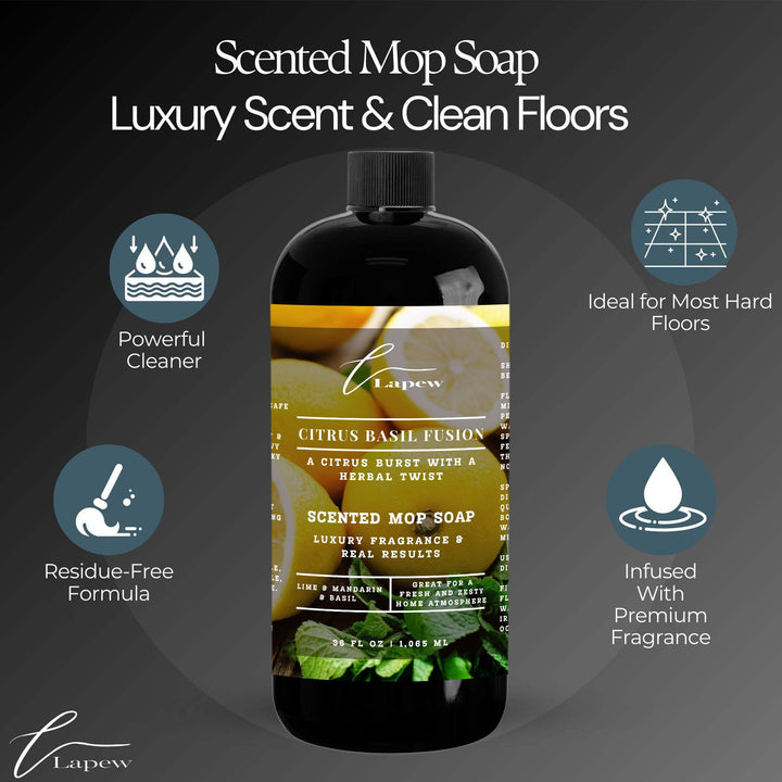 Citrus Basil Fusion (Lime Basil Mandarin) Scented Mop Soap