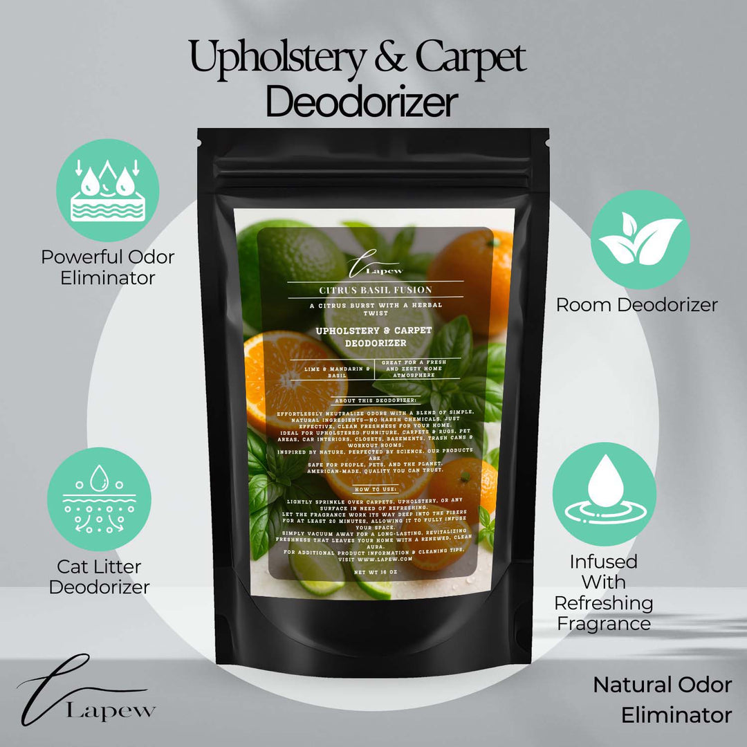 Citrus Basil Fusion (Lime Basil Mandarin) Carpet & Upholstery Deodorizer