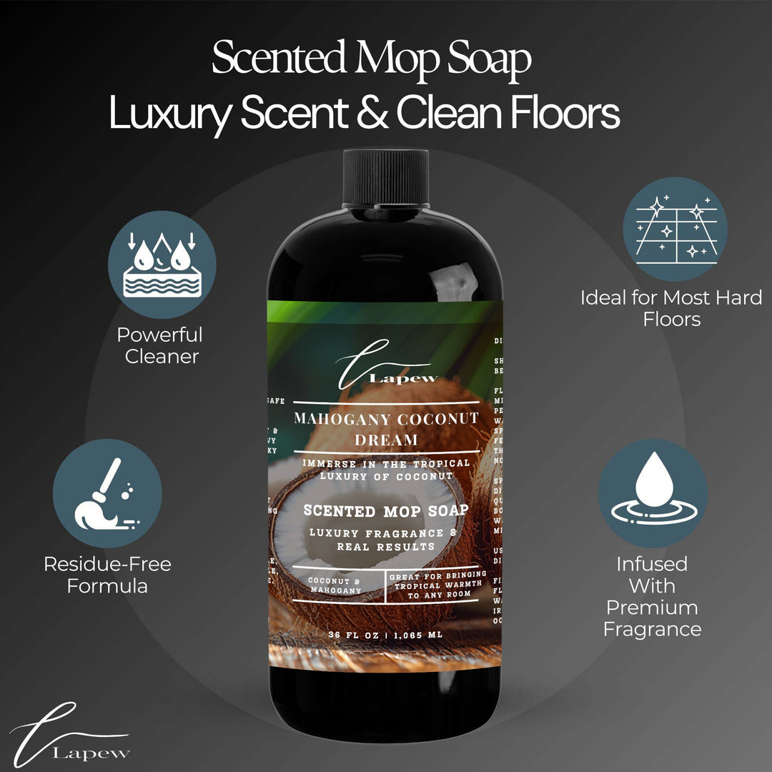 Mahogany Coconut Dream Scented Mop Soap