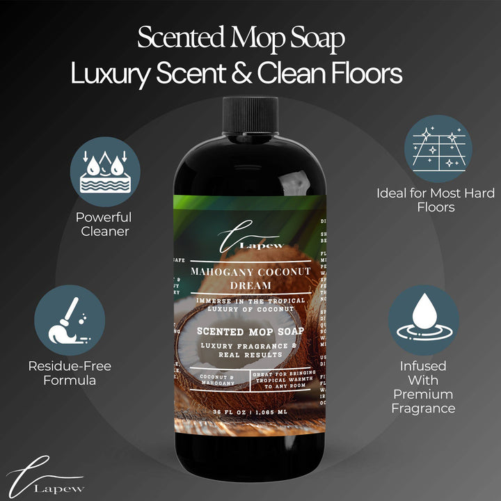 Mahogany Coconut Dream Scented Mop Soap