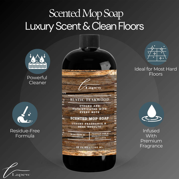Rustic Teakwood Scented Mop Soap (Mahogany Teakwood)