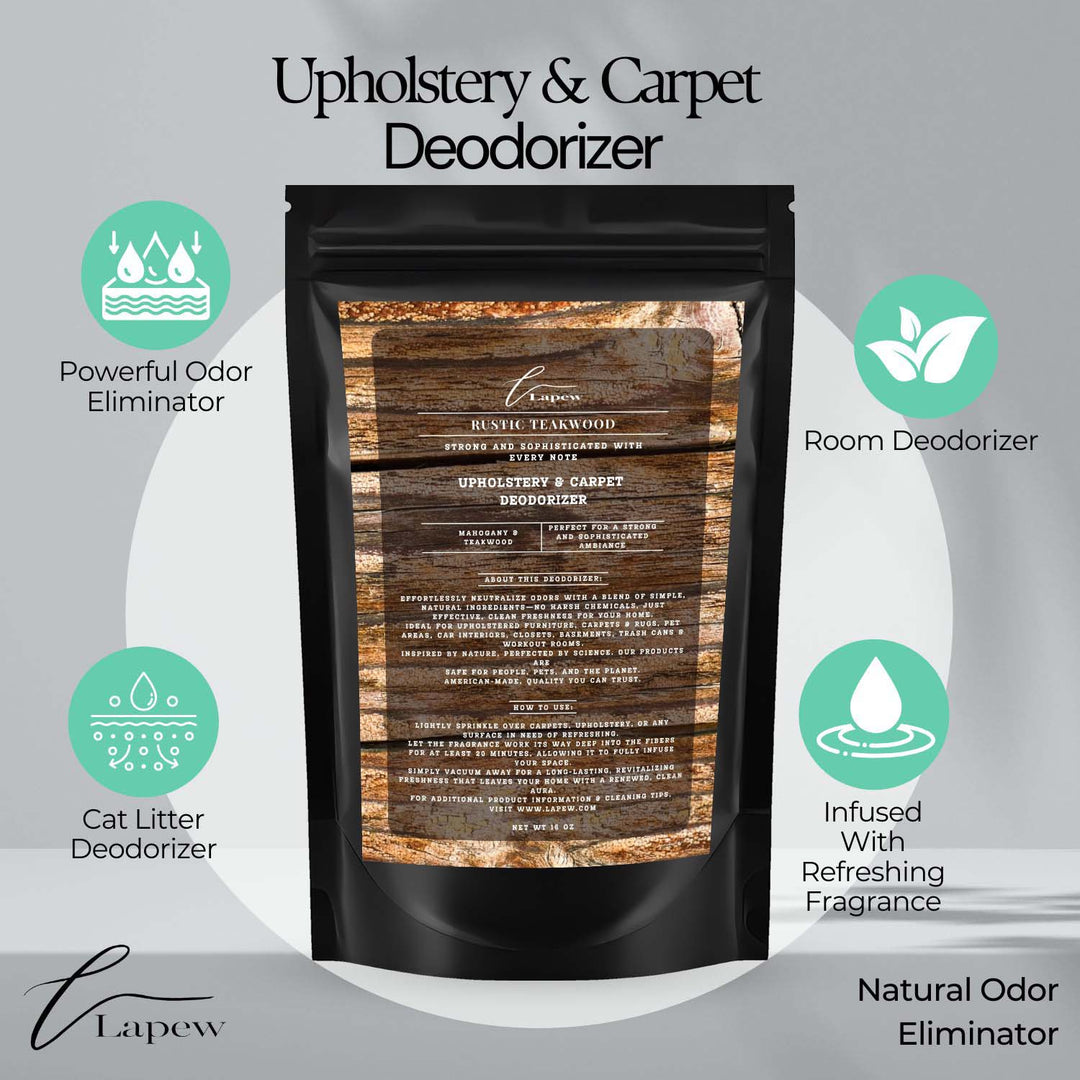 Rustic Teakwood (Mahogany Teakwood) Carpet & Upholstery Deodorizer