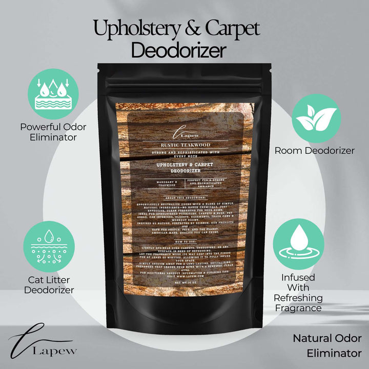 Rustic Teakwood (Mahogany Teakwood) Carpet & Upholstery Deodorizer