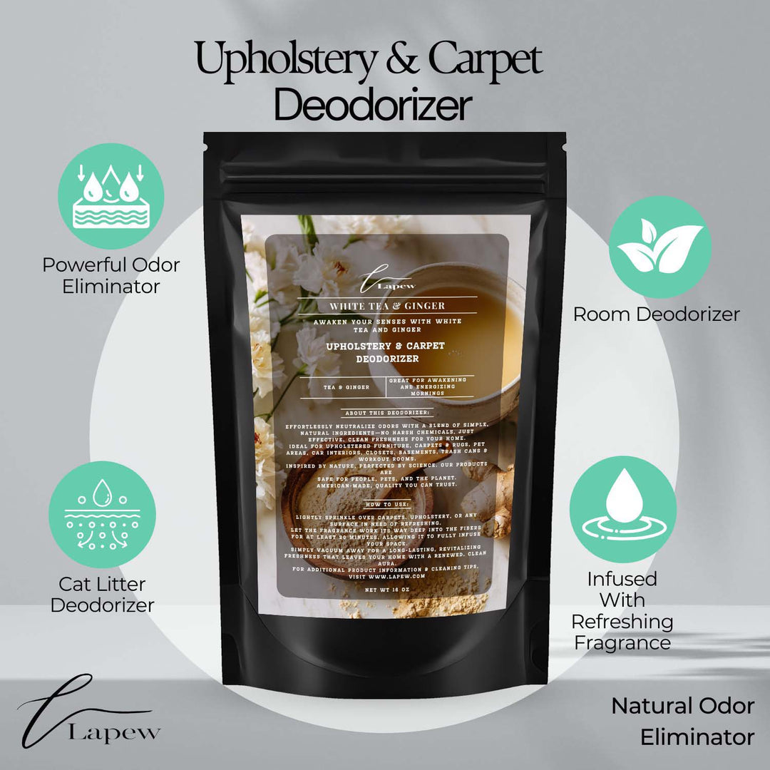 White Tea & Ginger Carpet & Upholstery Deodorizer