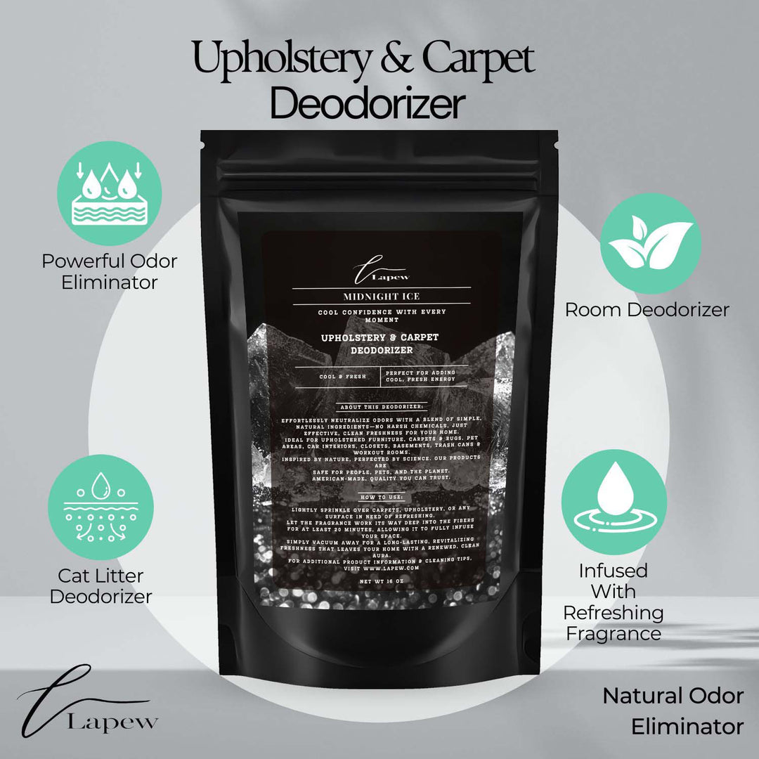 Midnight Ice (Black Ice) Carpet & Upholstery Deodorizer