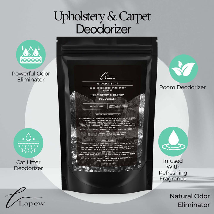 Midnight Ice (Black Ice) Carpet & Upholstery Deodorizer