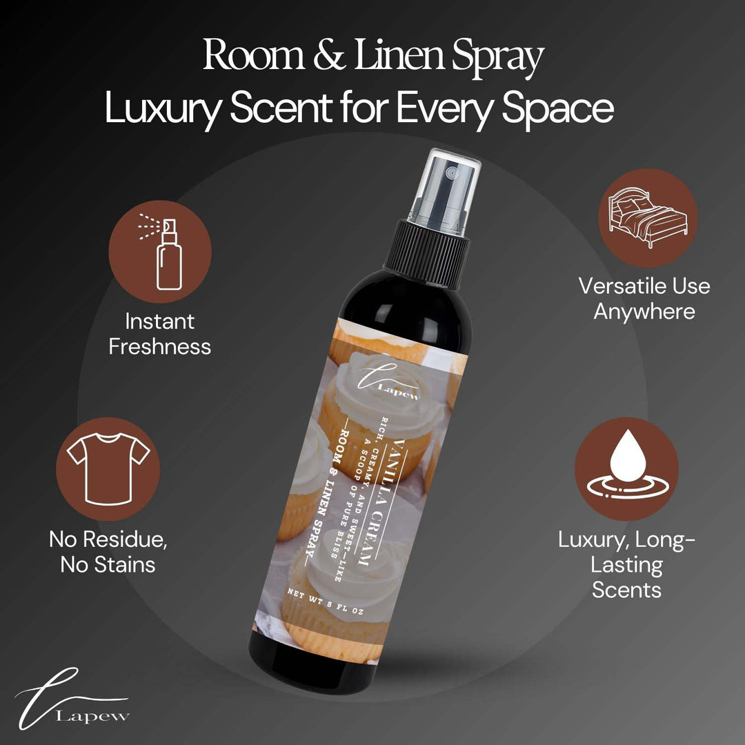 Vanilla Cream Room and Linen Spray