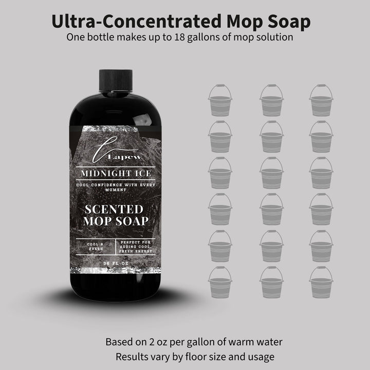 Midnight Ice (Black Ice) Scented Mop Soap