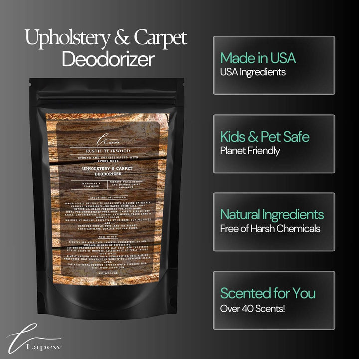 Rustic Teakwood (Mahogany Teakwood) Carpet & Upholstery Deodorizer