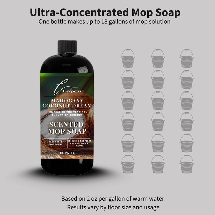 Mahogany Coconut Dream Scented Mop Soap