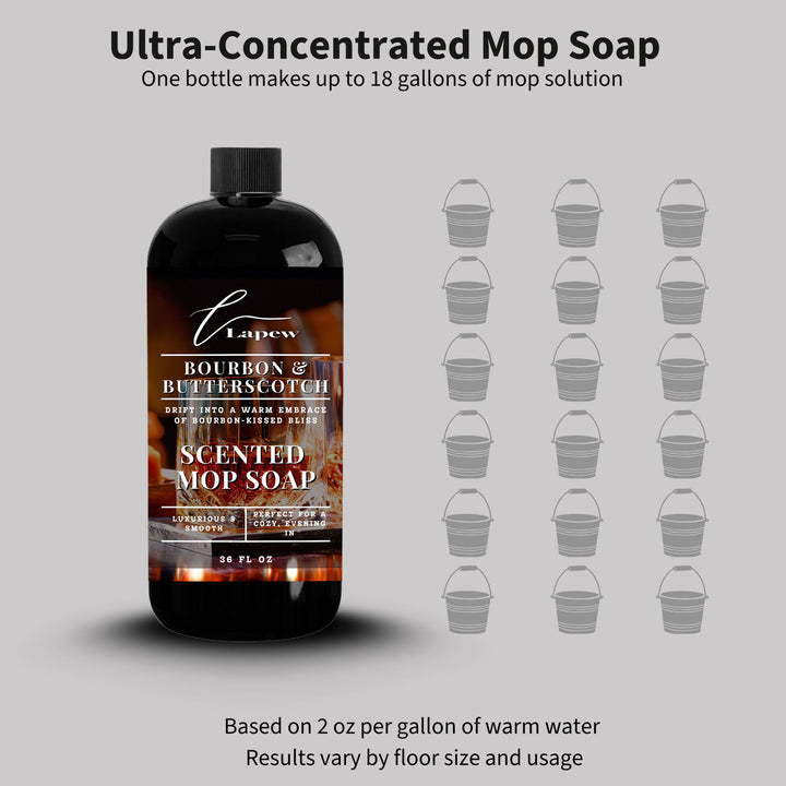 Bourbon & Butterscotch Scented Mop Soap