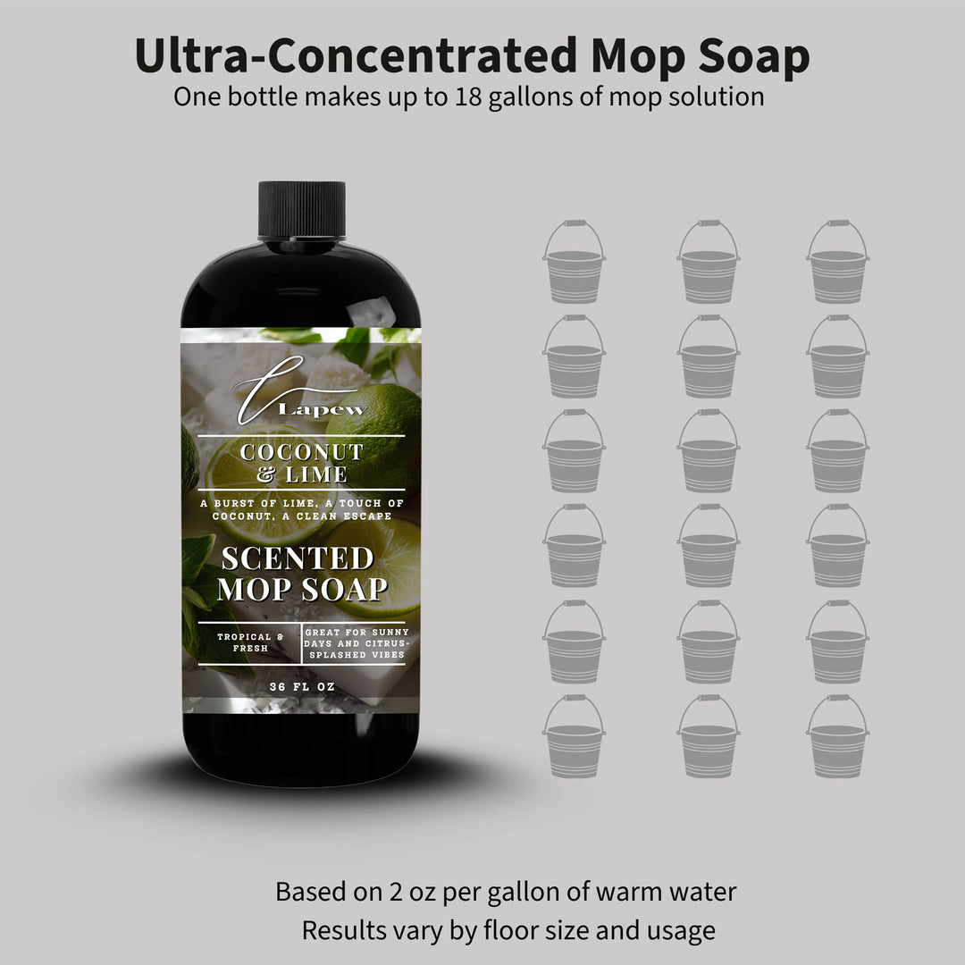 Coconut & Lime (Coconut Lime Verbena) Scented Mop Soap