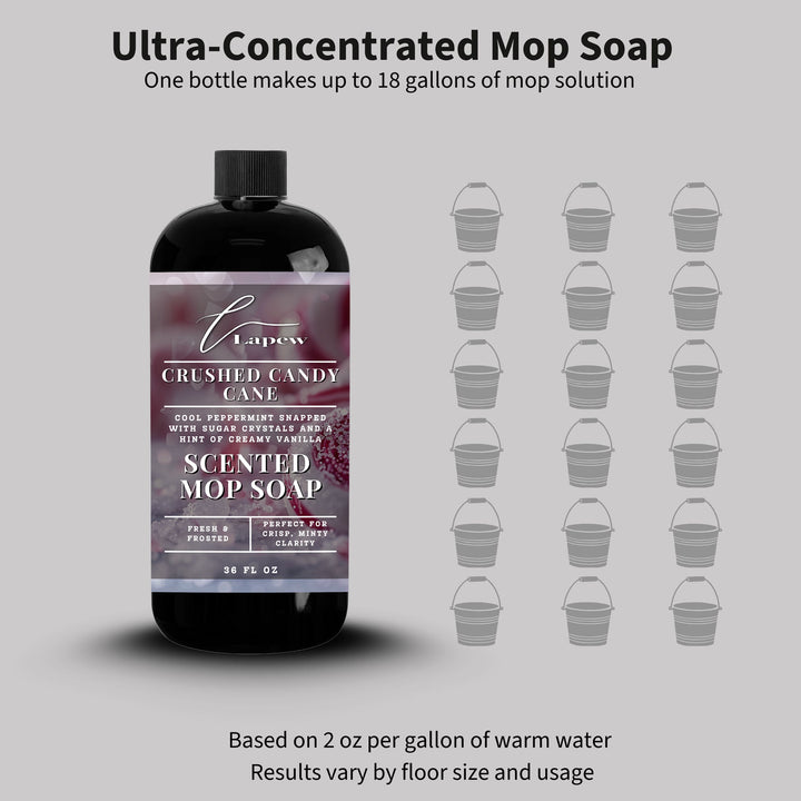 Crushed Candy Cane Scented Mop Soap