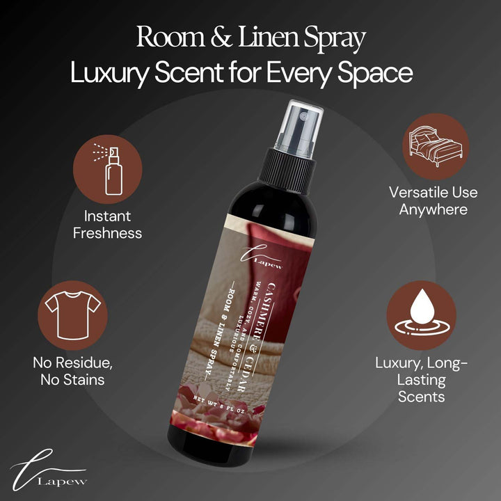 Cashmere & Cedar Room and Linen Spray