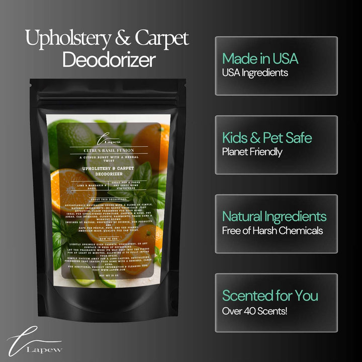 Citrus Basil Fusion (Lime Basil Mandarin) Carpet & Upholstery Deodorizer