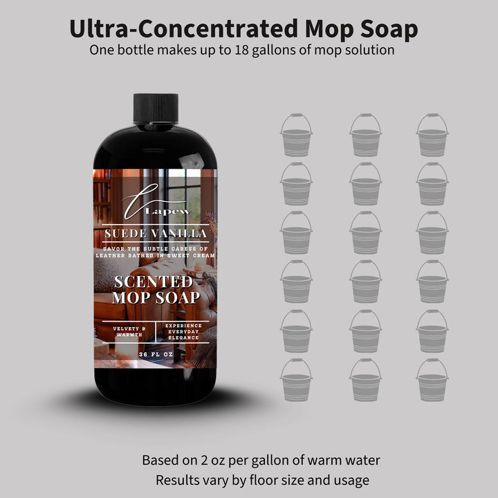 Suede Vanilla Scented Mop Soap