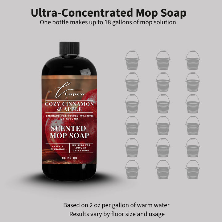 Cozy Cinnamon & Apple Scented Mop Soap