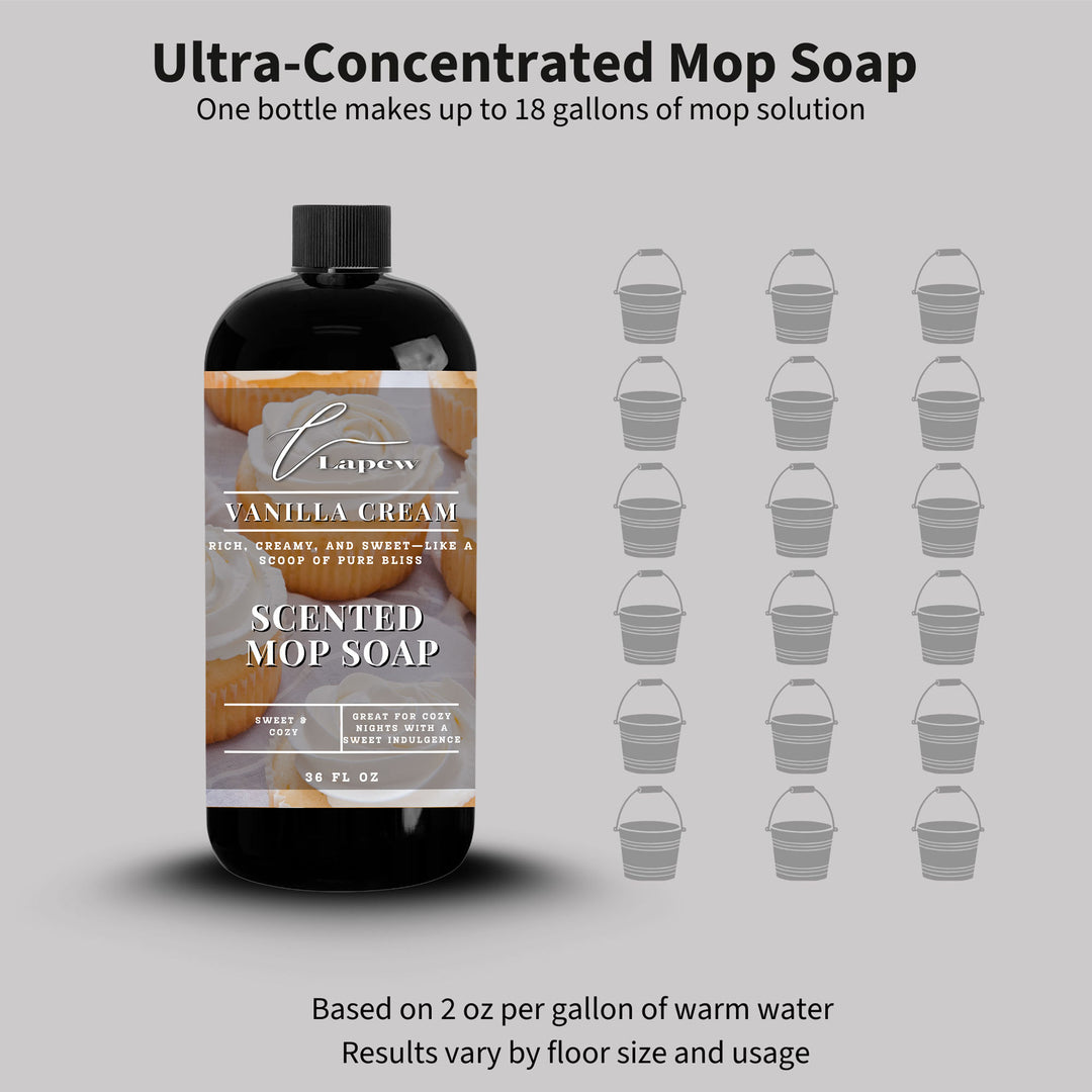 Vanilla Cream Scented Mop Soap