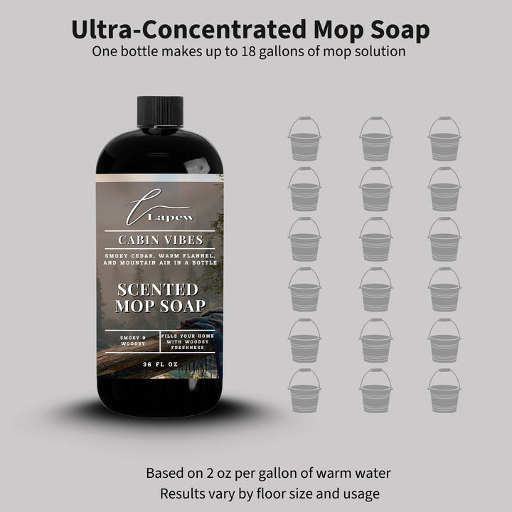 Cabin Vibes (Autumn Woods) Scented Mop Soap