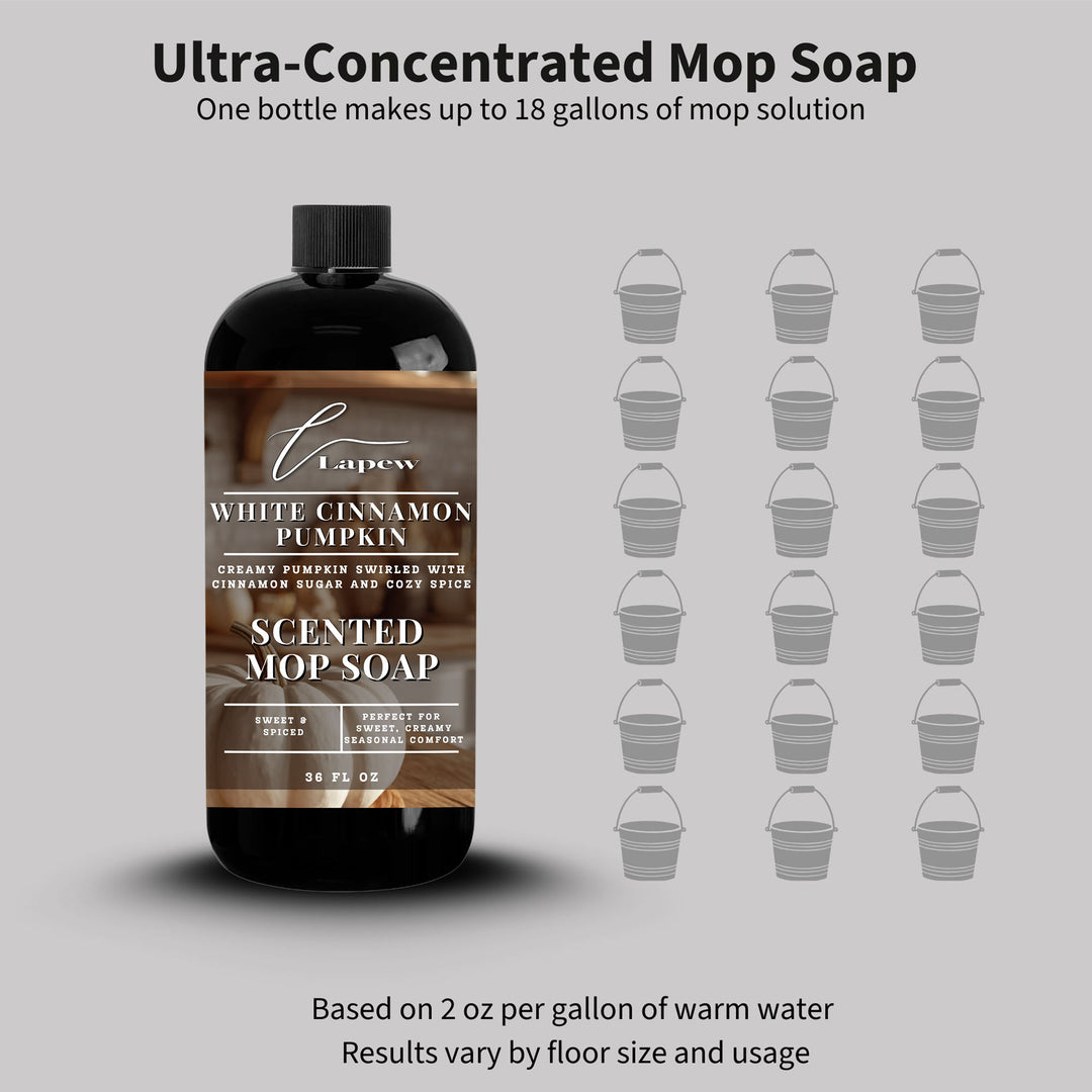 White Cinnamon Pumpkin (White Pumpkin) Scented Mop Soap