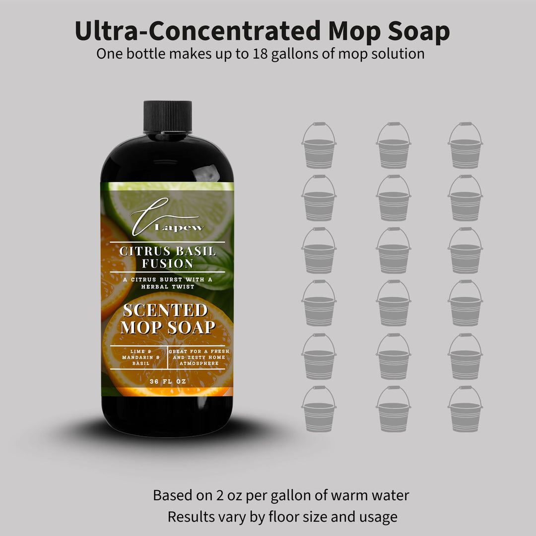 Citrus Basil Fusion (Lime Basil Mandarin) Scented Mop Soap