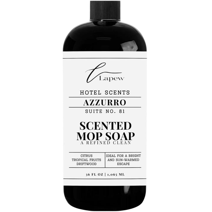 Lapew Hotel Scents Luxury Mop Soap | Azzurro Suite 81 | Inspired by Capri Blue Volcano | Hotel Scented Floor Cleaner | 36 fl oz