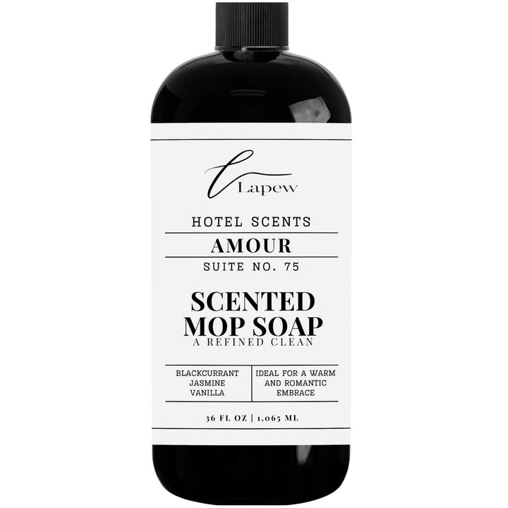 Lapew Hotel Scents Luxury Mop Soap | Amour Suite 75 | Inspired by the Four Seasons Paris | Hotel Scented Floor Cleaner | 36 fl oz