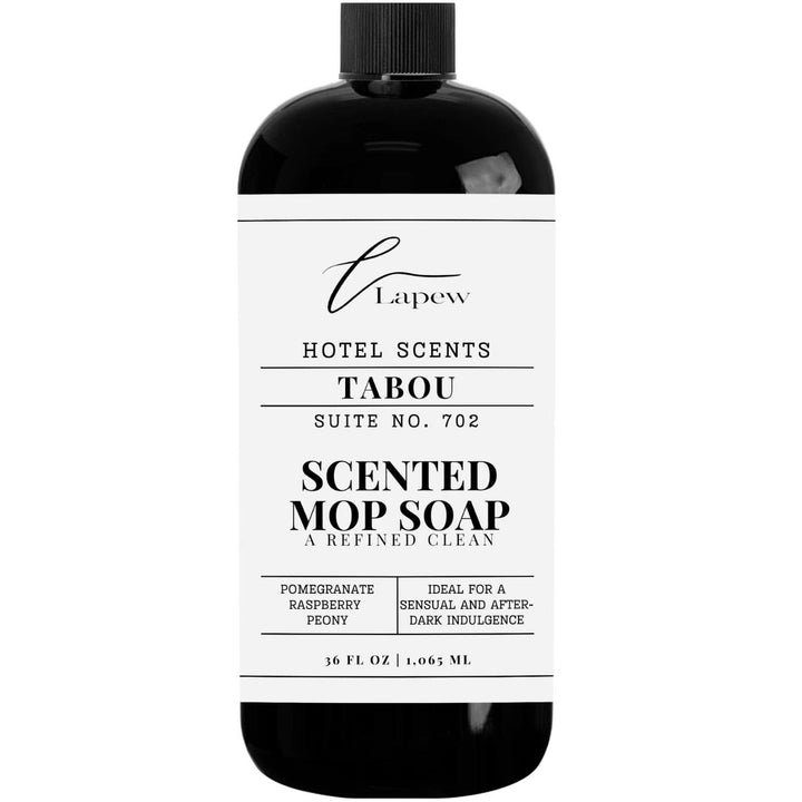 Lapew Hotel Scents Luxury Mop Soap | Tabou Suite 702 | Inspired by the Palms Hotel Las Vegas | Hotel Scented Floor Cleaner | 36 fl oz