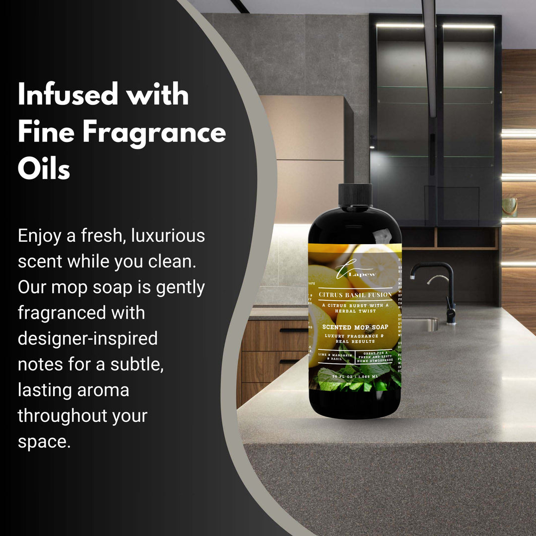 Citrus Basil Fusion (Lime Basil Mandarin) Scented Mop Soap