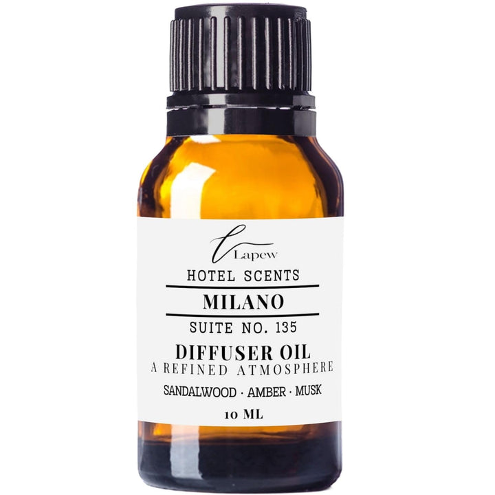 Lapew Hotel Scents Luxury Diffuser Oil | Milano Suite 135 | Inspired by the 1 Hotel Miami Beach | Hotel Fragrance Oil for Nebulizer & Waterless Diffuser | 10ml