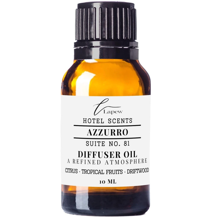Lapew Hotel Scents Luxury Diffuser Oil | Azzurro Suite 81 | Inspired by Capri Blue Volcano | Hotel Fragrance Oil for Nebulizer & Waterless Diffuser | 10ml