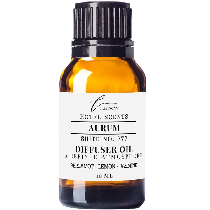 Lapew Hotel Scents Luxury Diffuser Oil | Aurum Suite 777 | Inspired by the W Hotels | Hotel Fragrance Oil for Nebulizer & Waterless Diffuser | 10ml