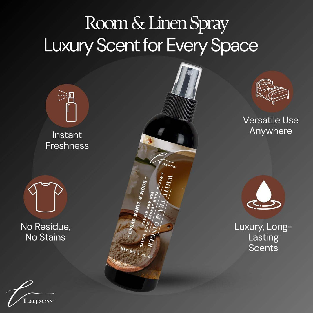 White Tea & Ginger Room and Linen Spray