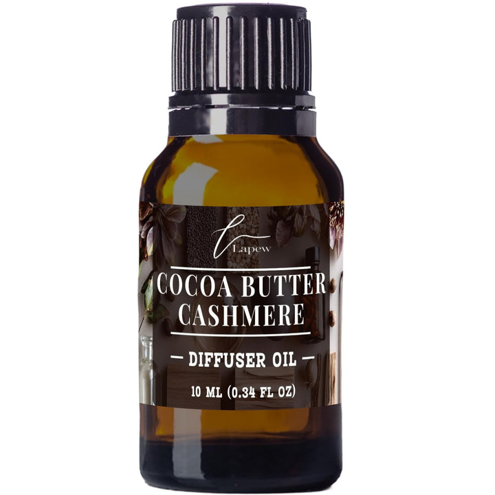 Lapew Cocoa Butter Cashmere Waterless Diffuser Oil | Fragrance Oil for Nebulizer & Cold Air Diffusers | Scented Home Oil | 0.34 fl oz