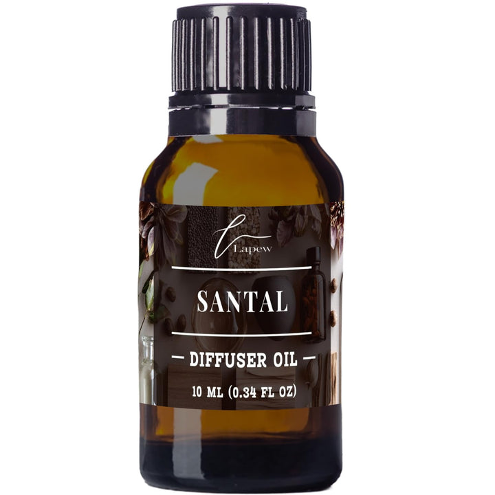 Lapew Santal Waterless Diffuser Oil | Fragrance Oil for Nebulizer & Cold Air Diffusers | Scented Home Oil | 0.34 fl oz