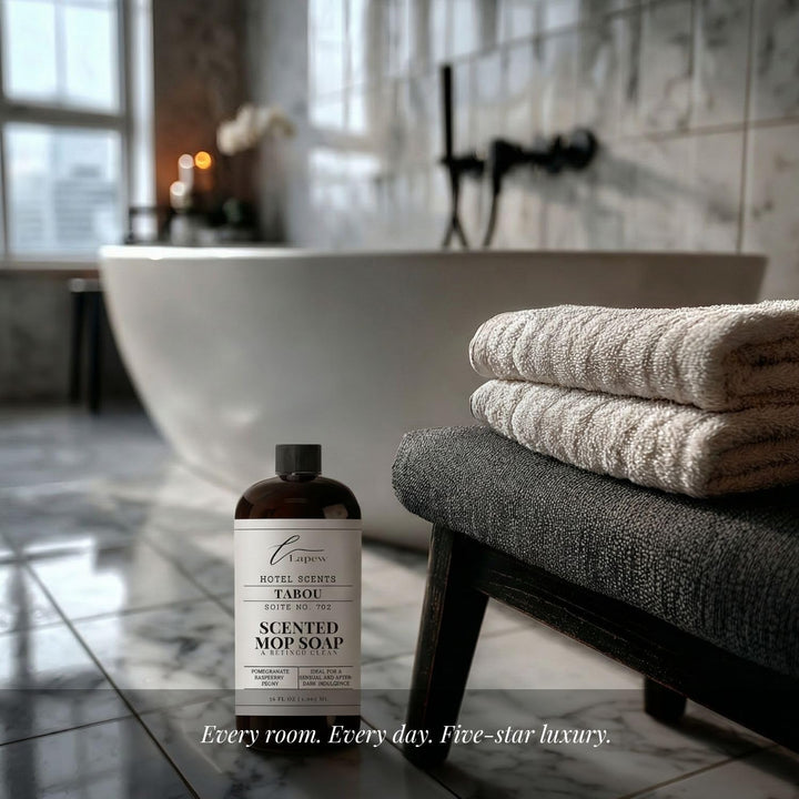 Lapew Hotel Scents Luxury Mop Soap | Tabou Suite 702 | Inspired by the Palms Hotel Las Vegas | Hotel Scented Floor Cleaner | 36 fl oz