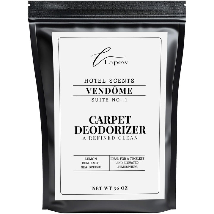 Lapew Hotel Scents Luxury Carpet Deodorizer Powder | Vendôme Suite 1 | Inspired by the Ritz-Carlton | Hotel Scented Carpet Freshener | 36oz