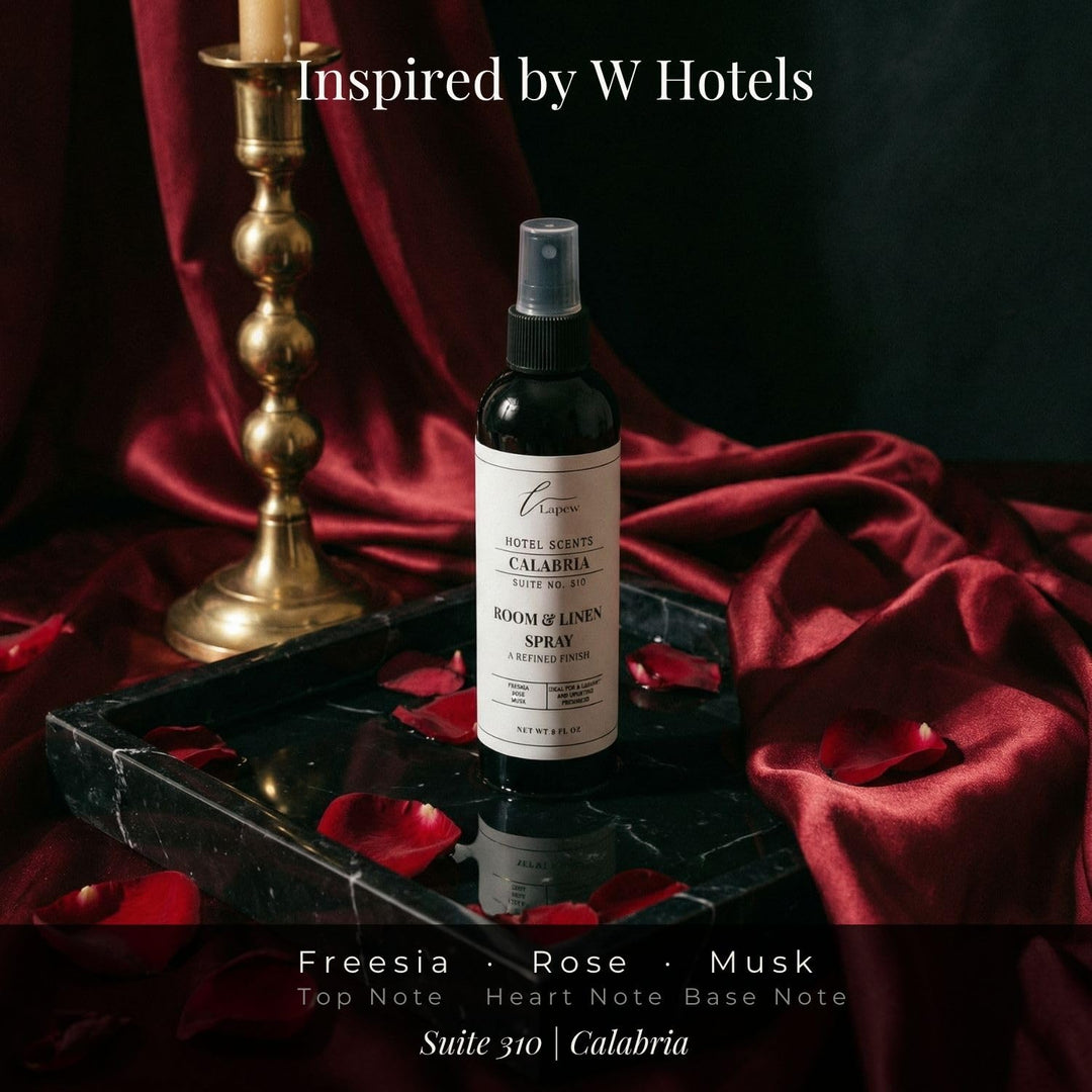 Lapew Hotel Scents Luxury Room Spray | Calabria Suite 310 | Inspired by the W Hotel | Linen Spray Air Freshener & Fabric Spray | 8 fl oz