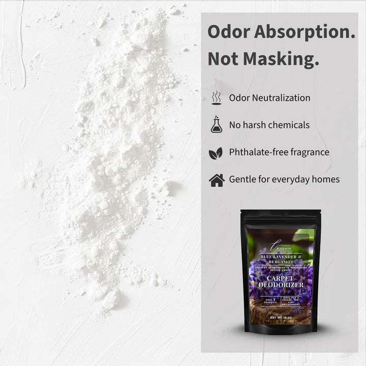 Blue Lavender & Bergamot Carpet & Upholstery Deodorizer