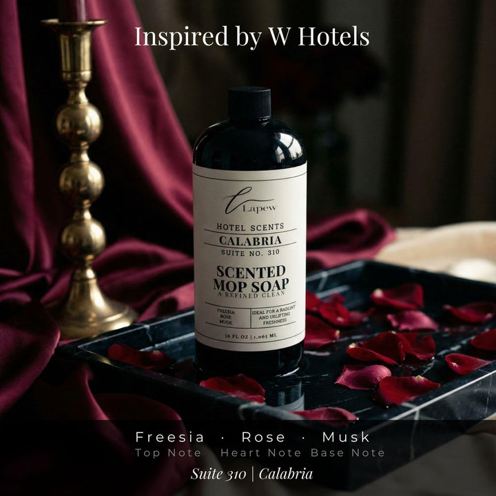Lapew Hotel Scents Luxury Mop Soap | Calabria Suite 310 | Inspired by W Hotels | Hotel Scented Floor Cleaner | 36 fl oz