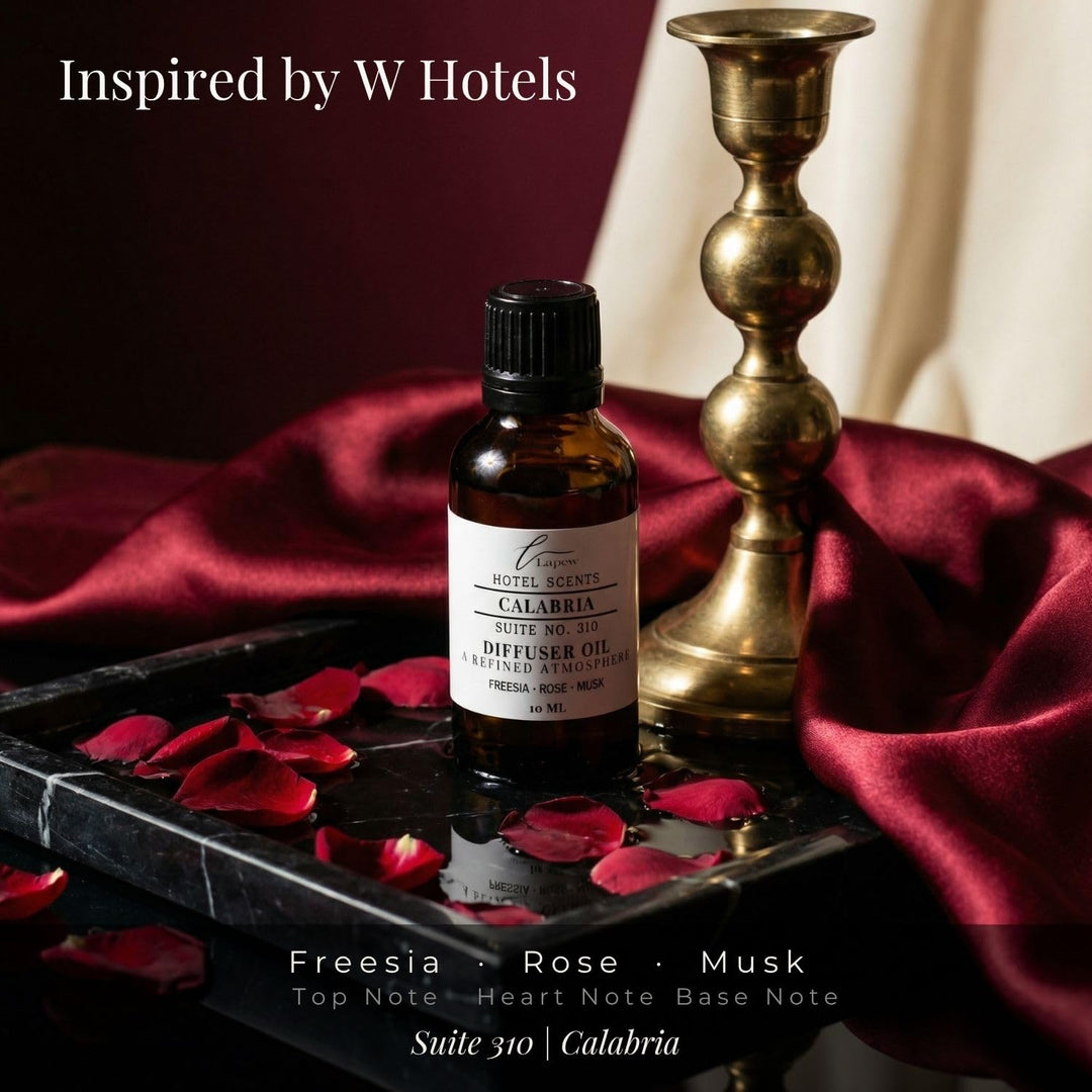 Lapew Hotel Scents Luxury Diffuser Oil | Calabria Suite 310 | Inspired by Bellagio Hotels | Hotel Fragrance Oil for Nebulizer & Waterless Diffuser | 10ml