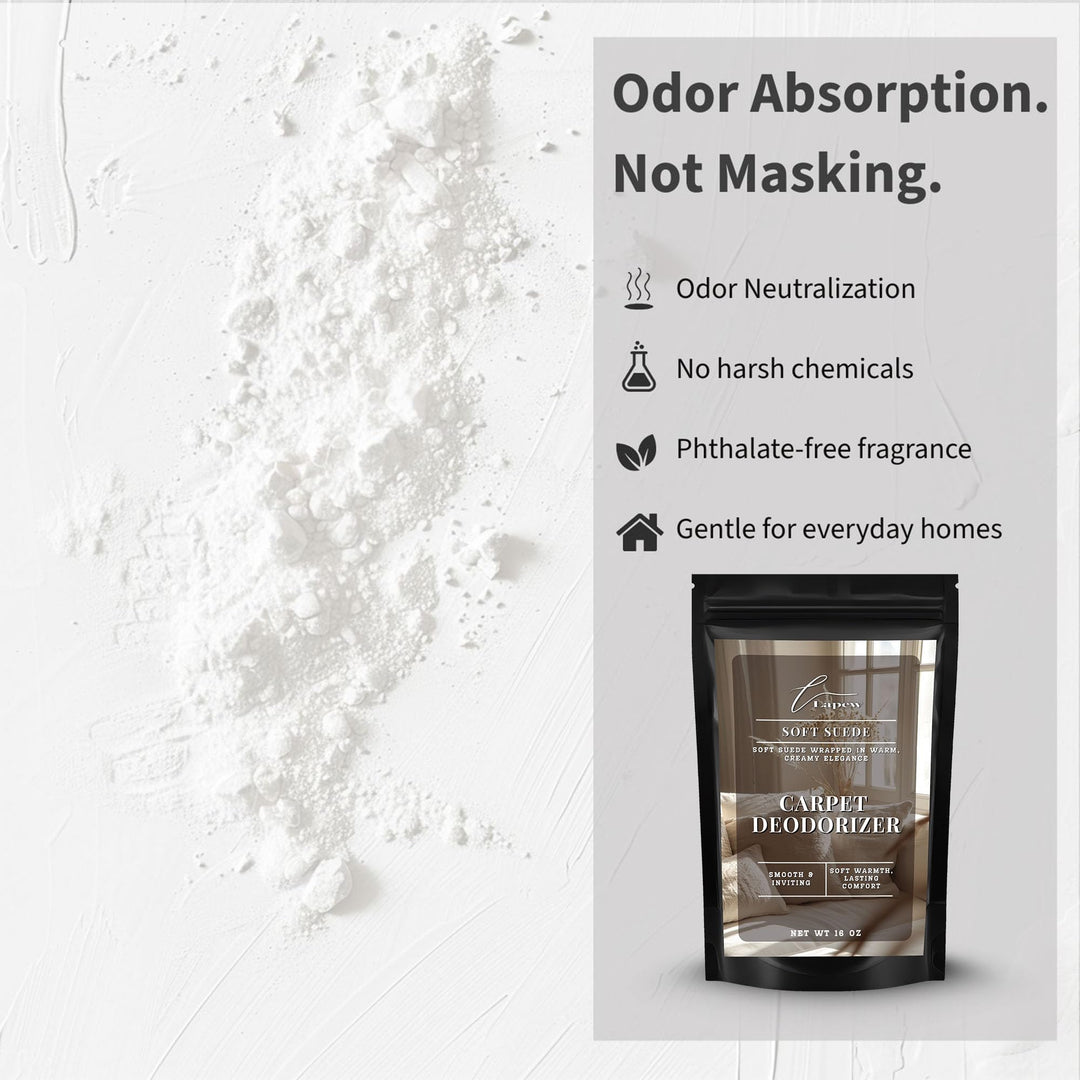 Soft Suede Carpet & Upholstery Deodorizer