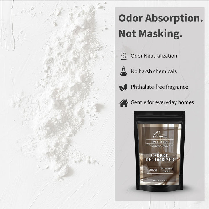 Soft Suede Carpet & Upholstery Deodorizer
