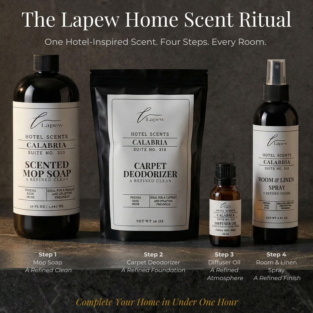 Lapew Hotel Scents Luxury Carpet Deodorizer Powder | Calabria Suite 310 | Inspired by W Hotels | Hotel Scented Carpet Freshener | 36oz