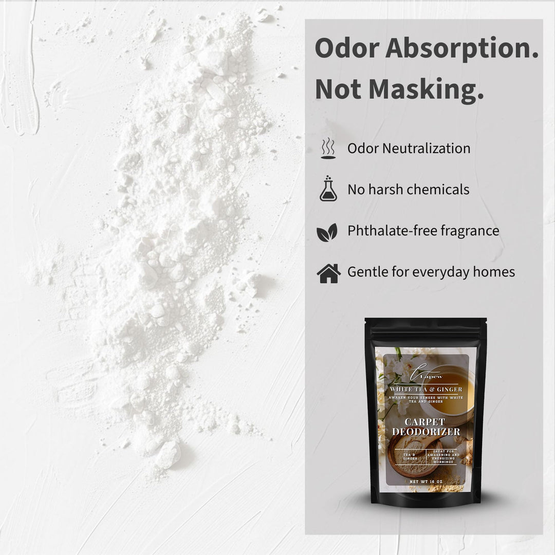 White Tea & Ginger Carpet & Upholstery Deodorizer