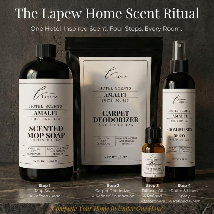 Lapew Hotel Scents Luxury Diffuser Oil | Amalfi Suite 163 | Inspired by Marriott Hotels | Hotel Fragrance Oil for Nebulizer & Waterless Diffuser | 10ml