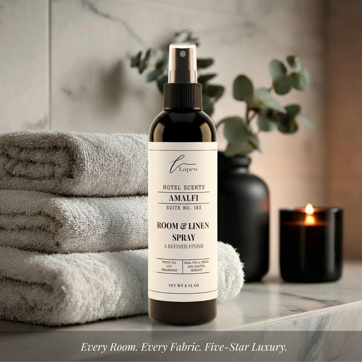 Lapew Hotel Scents Luxury Room Spray | Amalfi Suite 163 | Inspired by the Marriott | Linen Spray Air Freshener & Fabric Spray | 8 fl oz