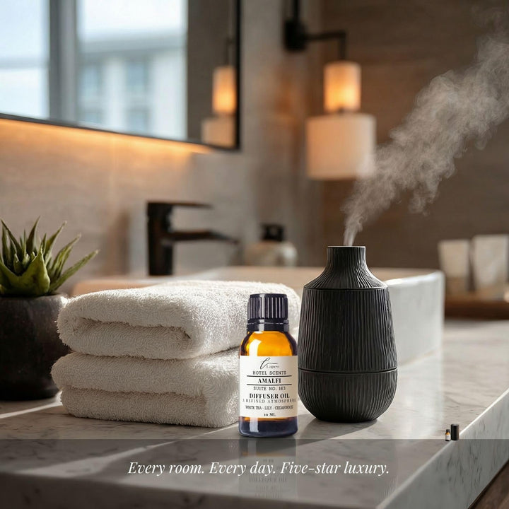 Lapew Hotel Scents Luxury Diffuser Oil | Amalfi Suite 163 | Inspired by Marriott Hotels | Hotel Fragrance Oil for Nebulizer & Waterless Diffuser | 10ml