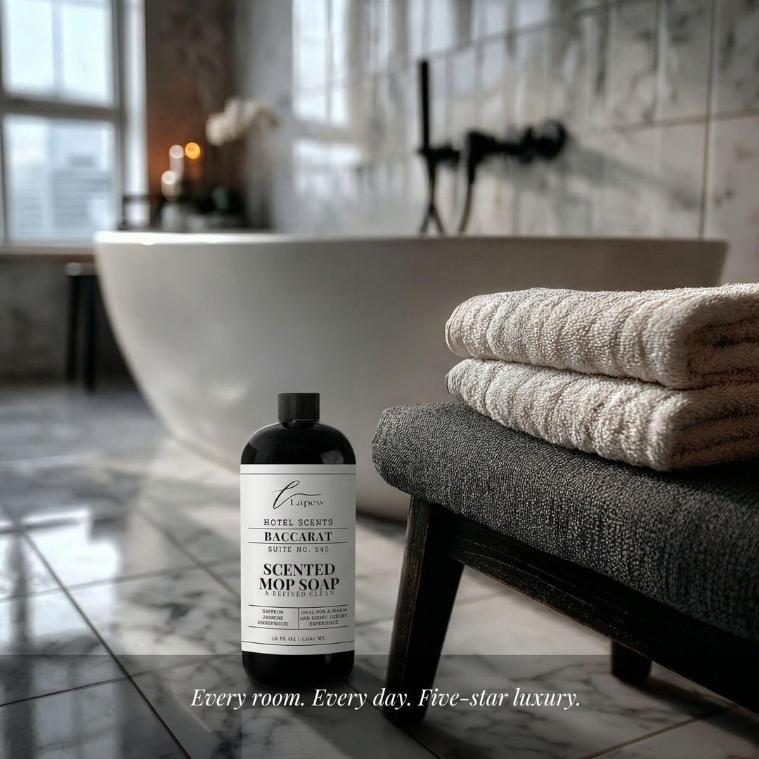 Lapew Hotel Scents Luxury Mop Soap | Baccarat Suite 540 | Hotel Scented Floor Cleaner | 36 fl oz